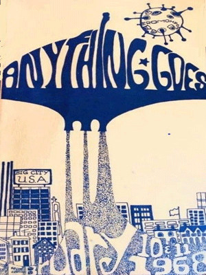 Artwork created by class of 1970 Anything Goes