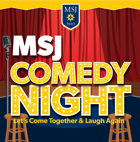 msj comedy series flyer