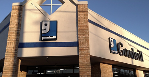goodwill store entrance in Cincinnati